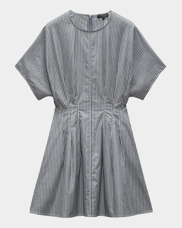 Maddie Stripe Poplin Mini Dress